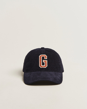 Gant G Badge Corduroy Cap Evening Blue