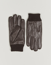 Samsøe Samsøe Hackney Leather Glove Dark Brown