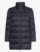 Light Down Coat Topattu Pitkä Takki Navy Gant