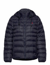 Water-resistant Packable Hooded Jacket Vuorillinen Takki Topattu Takki Navy Polo Ralph Lauren