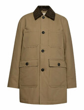 Mmisabella Ana Jacket Ohut Pitkä Takki Brown Mos Mosh