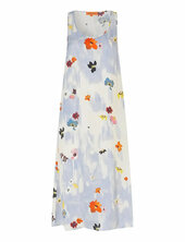 2263 Dry Viscose, Tank Long Dress Polvipituinen Mekko Purple Stine Goya