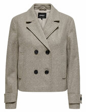 Onlfreja Life Short Db Jacket Otw Noos Villakangastakki Beige Only
