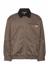 A - Ls Cotton Fz Blouson Jacket Ohut Takki Brown Calvin Klein Jeans