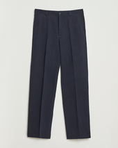 Filippa K Cotton Chino Trousers Navy