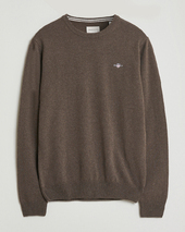 Gant Superfine Lambswool Crew Neck Seawood Melange