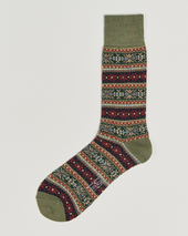 Polo Ralph Lauren Fair Isle Sock Loden Heather