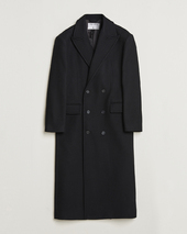Filippa K Damian Double Breasted Wool Coat Black