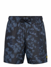Digital Floral Print Swim Short Uimashortsit Navy Lyle & Scott