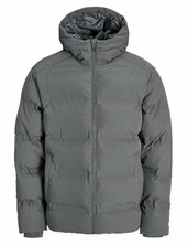 Jjesoho Puffer Hood Sn Vuorillinen Takki Topattu Takki Grey Jack & J S