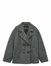 Vmelitebella Jacket Boo Vuorillinen Takki Topattu Takki Grey Vero Moda