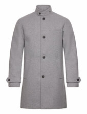Jjemelton Wool Blend Coat Sn Villakangastakki Pitkä Takki Grey Jack & J S