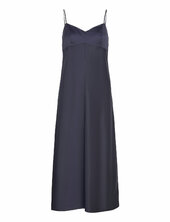 Xilkyiw Strap Dress Polvipituinen Mekko Navy Inwear