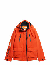 Hooded Ultimate Windbreaker Vuorillinen Takki Topattu Takki Orange Superdry