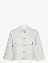 Mmpenn Bianco Jacket Farkkutakki Denimtakki White Mos Mosh