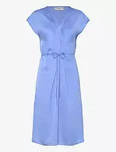 Jitoiw Dress Polvipituinen Mekko Blue Inwear