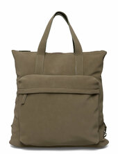 Multi-functional Backpack With Pockets Reppu Laukku Khaki Green Mango