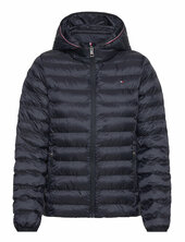 Lw Padded Global Stripe Jacket Vuorillinen Takki Topattu Takki Navy Tommy Hilfiger