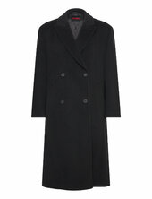Menci2441 Villakangastakki Pitkä Takki Black Hugo