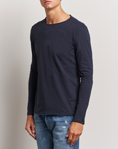 Replay Crew Neck Long Sleeve T-shirt Night Blue