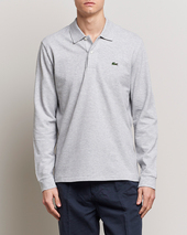 Lacoste Original Long Sleeve Polo Piké Silver Chine
