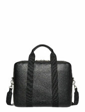 Webbing Strap Laptop Bag Tietok Laukku Läppärilaukku Laukku Black Calvin Klein