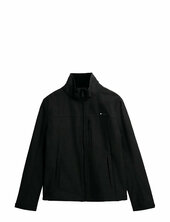 Hooded Soft Shell Trekker Jkt Vuorillinen Takki Topattu Takki Black Superdry