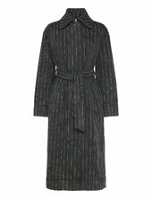 Hobbes - Denim Stripes Trenssi Takki Black Day Birger Et Mikkelsen