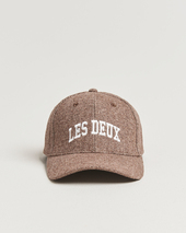 Les Deux Wool Baseball Cap Mountain Gray