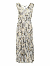 Kavicki Dress Polvipituinen Mekko Grey Kaffe