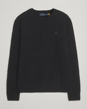 Polo Ralph Lauren Alpaca Crew Neck Sweater Polo Black Tonal