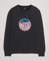 Ps Paul Smith Zebra Bottle Top Crew Neck Sweatshirt Black