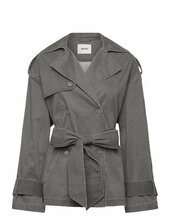 Washed Trenchcoat Trenssi Takki Grey Monki