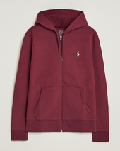 Polo Ralph Lauren Double Knitted Full-zip Hoodie Classic Wine