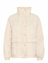 Karmeliw Jacket Vuorillinen Takki Topattu Takki Cream Inwear