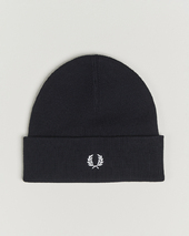 Fred Perry Merino Wool Beanie Navy
