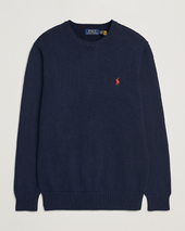 Polo Ralph Lauren Cotton Crew Neck Sweater Hunter Navy