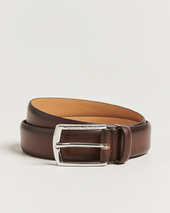 Tiger Of Sweden Asenby Leather 3 Cm Belt Dark Brown