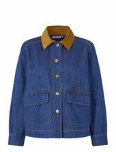 Majulemi Farkkutakki Denimtakki Blue Masai