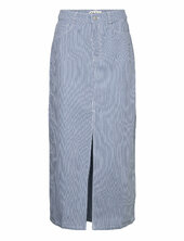 Onlmerle Hw Lon Slit Stripe Skirt Cc Pnt Pitkä Hame Blue Only