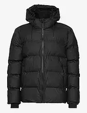 Alta Puffer Jacket W3t3 Vuorillinen Takki Topattu Takki Black Rains