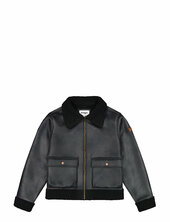 Shearling Jacket Nahkatakki Black Wrangler