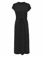 Onlmay Life S/s Midi Dress Box Jrs Polvipituinen Mekko Black Only