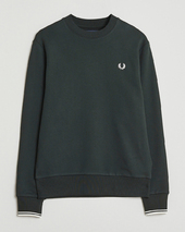 Fred Perry Crew Neck Sweatshirt Night Green