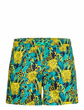 Let´s Get Tropical Swim Shorts Uimashortsit Green Happy Socks