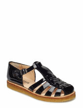 Sandals - Flat - Closed Toe - Op Matalapohjaiset Sandaalit Black Angulus