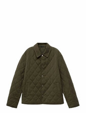 Quilted Water Repellent Jacket Tikkitakki Khaki Green Mango