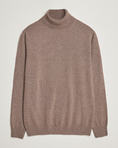 Oscar Jacobson Salim Wool/cashmere Rollneck Light Brown