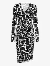 Phylicia Iw Dress Polvipituinen Mekko Black Inwear