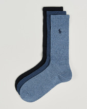 Polo Ralph Lauren 3-pack Crew Sock Denim